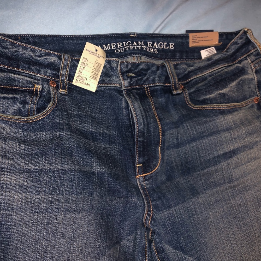 American Eagle Mid-Rise skinny jeans